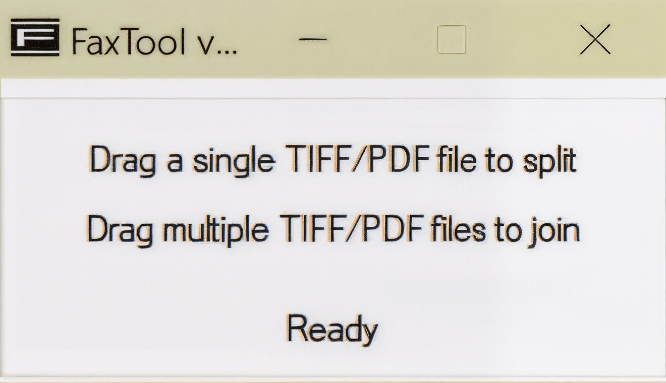 FaxTool screenshot